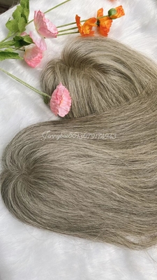 European hair high quality human hair mono topper for hair loss women hair replacement