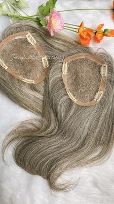 European hair high quality human hair mono topper for hair loss women hair replacement