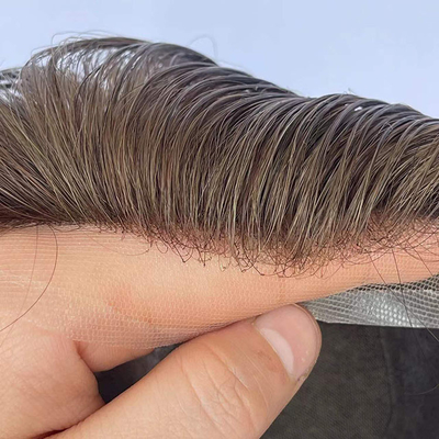 100% Indian hair male toupee man hair piece Hollywood French lace toupee 6x8 8x10 in stock