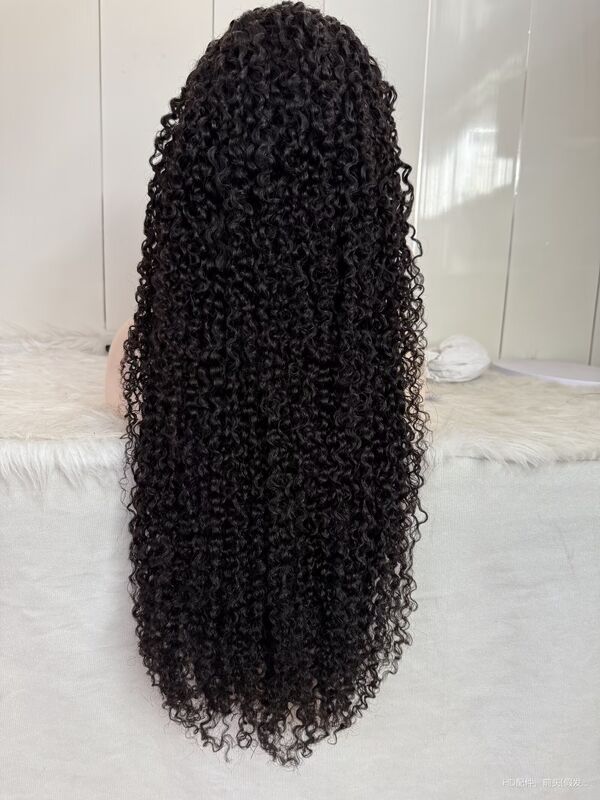 Beautiful PC curly hair lace frontal wig 100% human hair wig high density